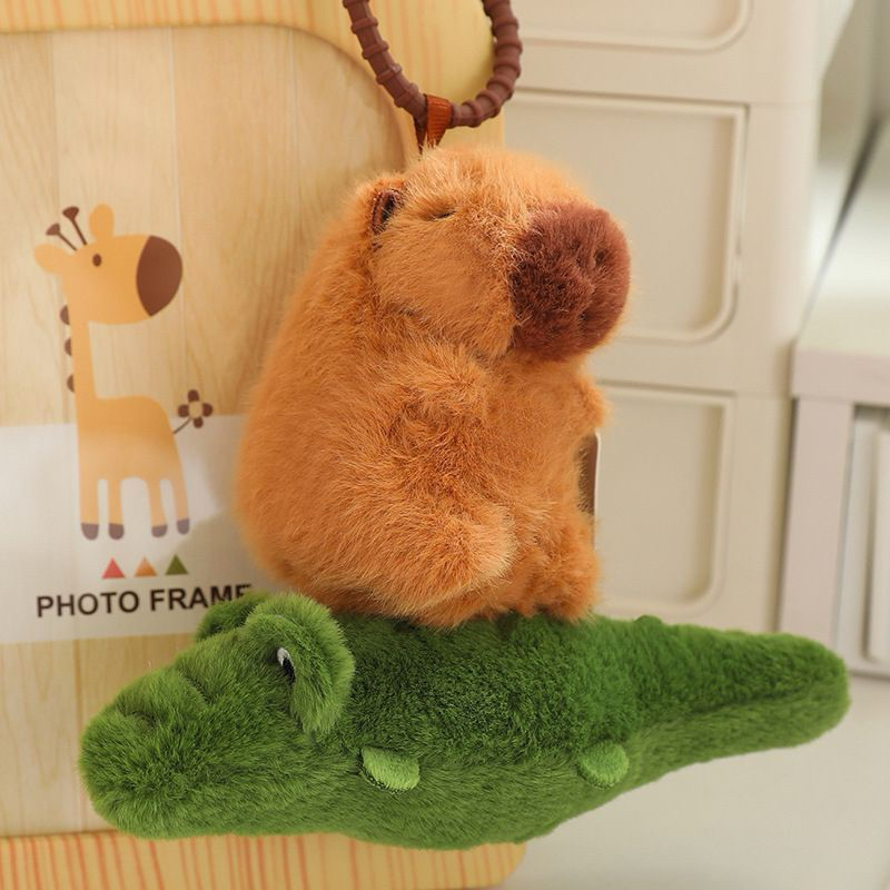 Jual Premium Import Gantungan Kunci Boneka Capybara Plush Keychain Bag