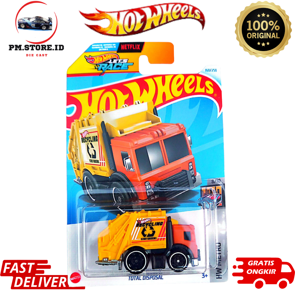 Jual Hot Wheels Total Disposal Truck Sampah Shopee Indonesia