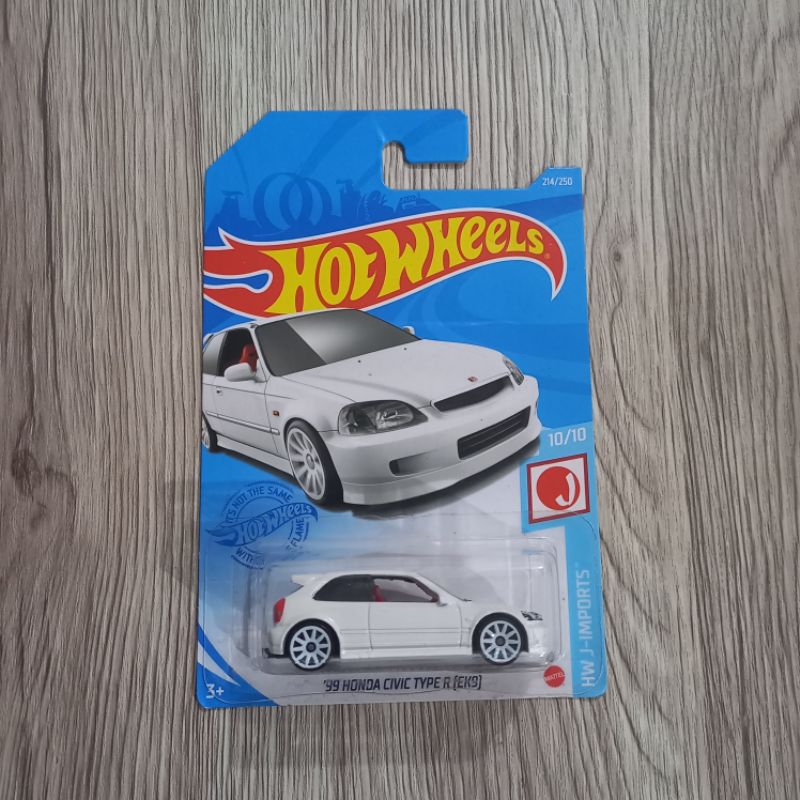 Jual Hot Wheels Honda Civic Type R Ek9 Putih Card Bubble Not Mint
