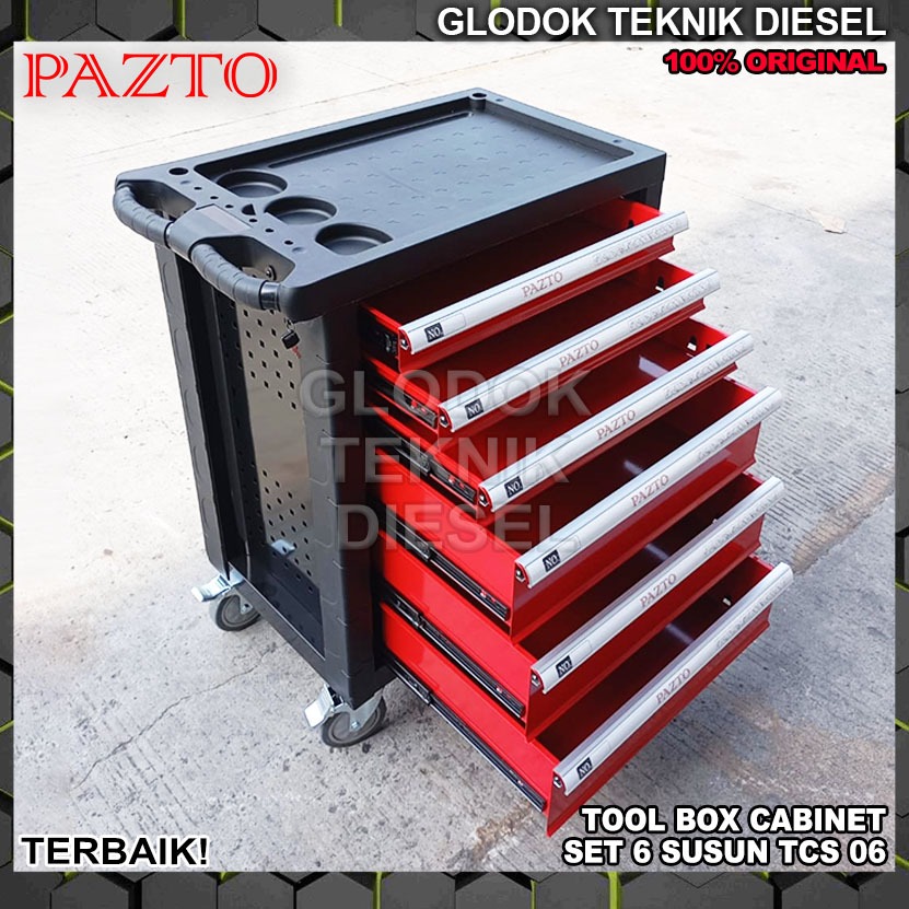 Jual Pazto Kotak Lemari Tool Box Cabinet Trolley Drawer Troli Laci