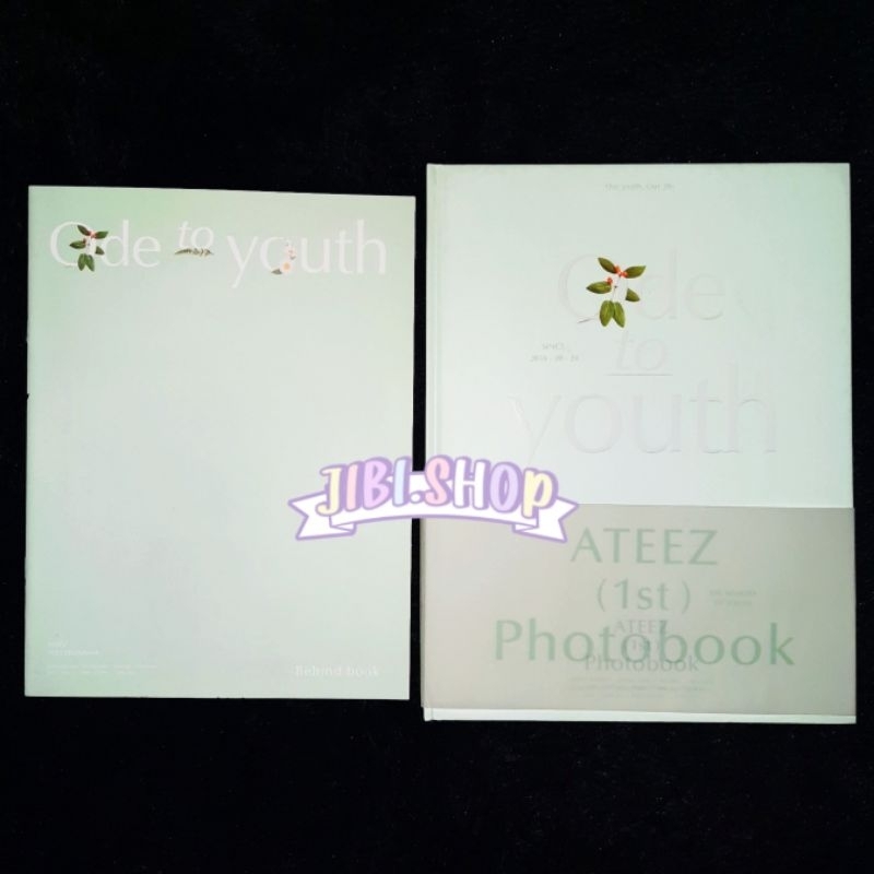 Jual Photobook Ateez Ode To Youth Official Album Photobook Behind