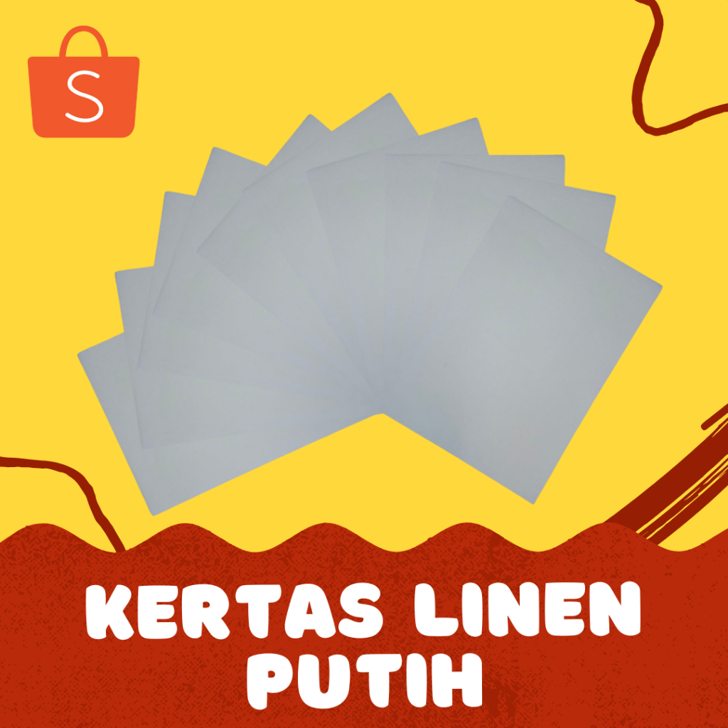 Jual Kertas Linen Putih Ukuran F Folio A Gsm Gr Shopee