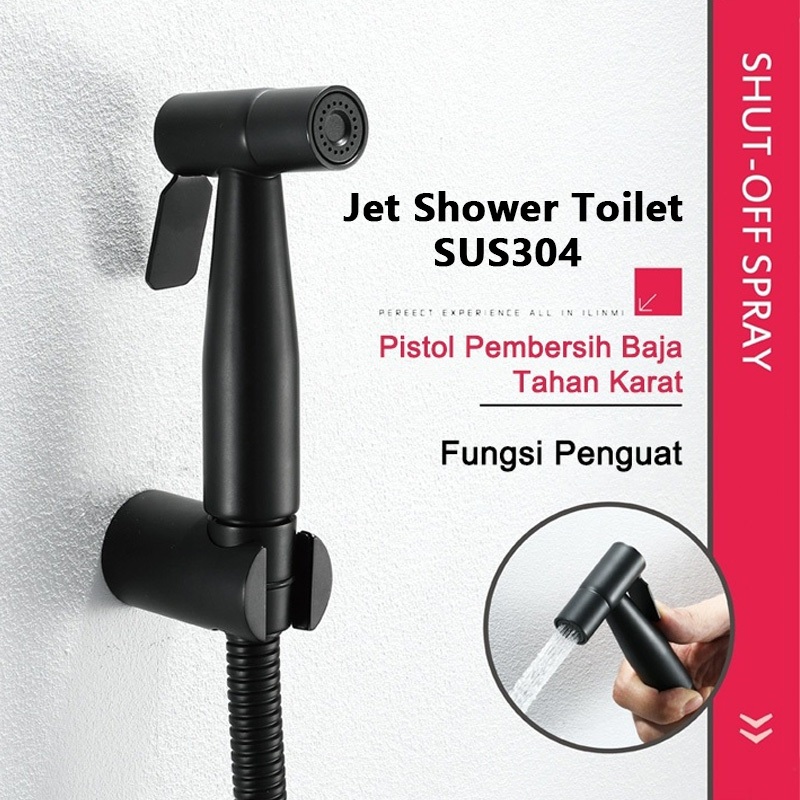 Jual Codsus Jet Shower Toilet Hitam Bidet Shower Cebok Sower