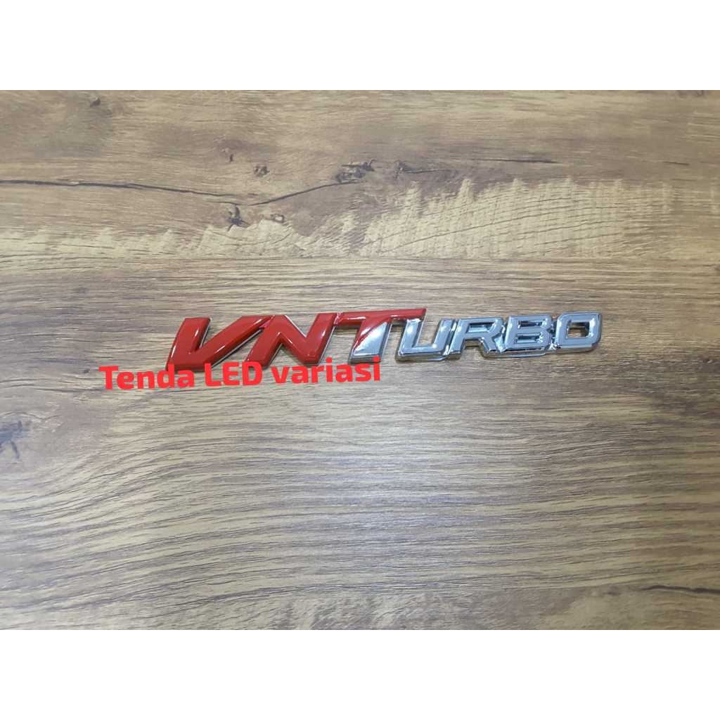 Jual Emblem VNT Turbo Fortuner Emblem Tulisan VNT Turbo Fortuner