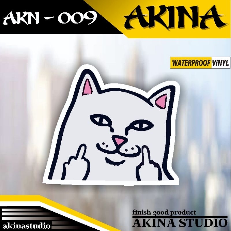 Jual Sticker Vinyl Anti Air Cat Fuck Stiker Vinyl Anti Air Cat Fuck