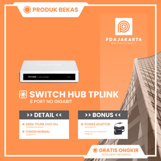 Jual Switch Hub Tp Link Port Mbps No Gigabit Bekas Original