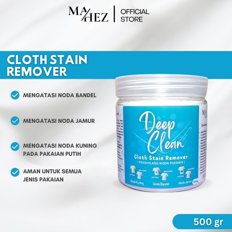 Jual Mahez Deep Clean Pemutih Dan Penghilang Noda Pakaian Bandel Gr