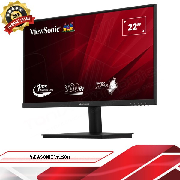 Jual ViewSonic VA220H Full HD Monitor 100HZ 1ms Monitor FHD 1ms