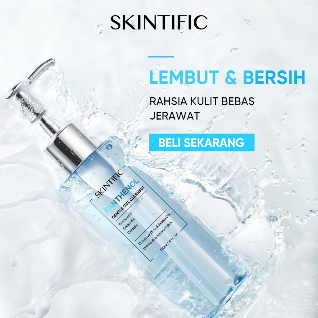 Jual SKINTIFIC Gentle Gel Cleanser 120ml Wash Facial Facial Foam