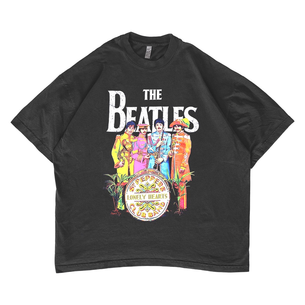 Jual Kaos The Beatles Vintage Baju Band Oversized T Shirt Shopee