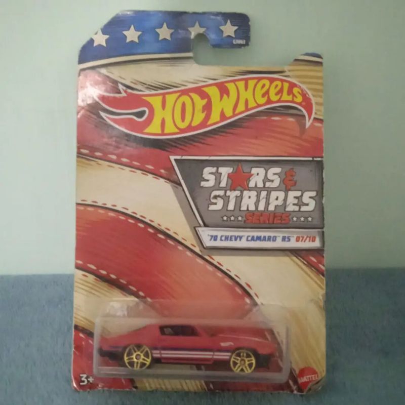Jual Hot Wheels Stars And Stripes Camaro Card Jelek Shopee Indonesia