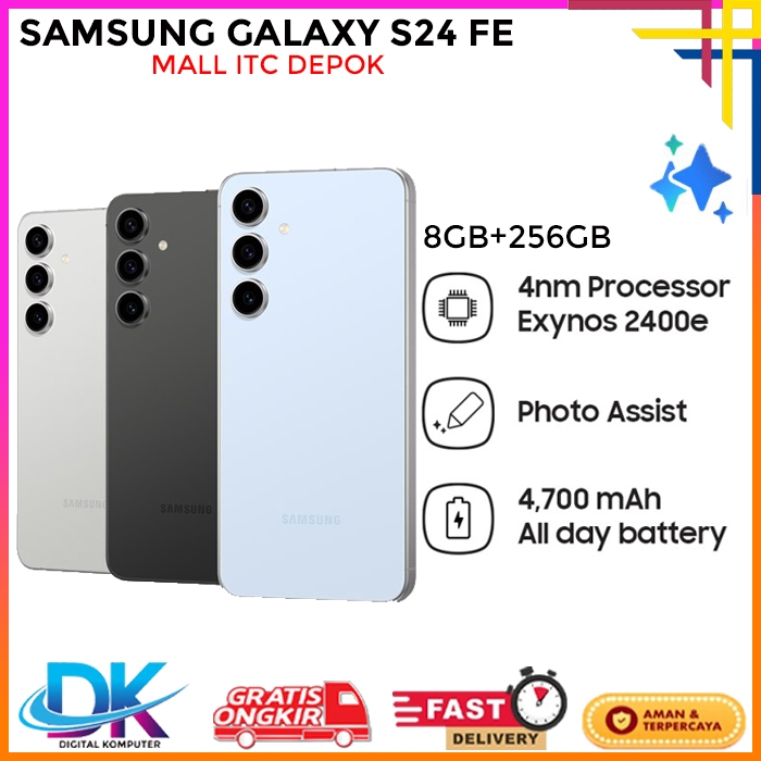 Jual SAMSUNG GALAXY S24 FE 8GB 256GB GARANSI RESMI SAMSUNG Shopee