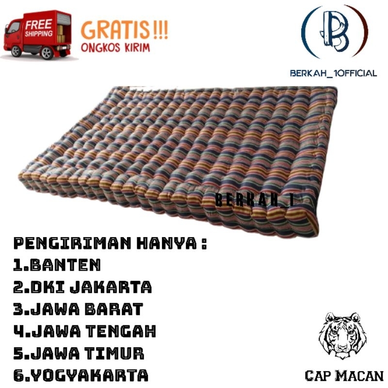 Jual Kasur Kapuk Asli X Cm A Cap Macan Tebal Empuk Shopee