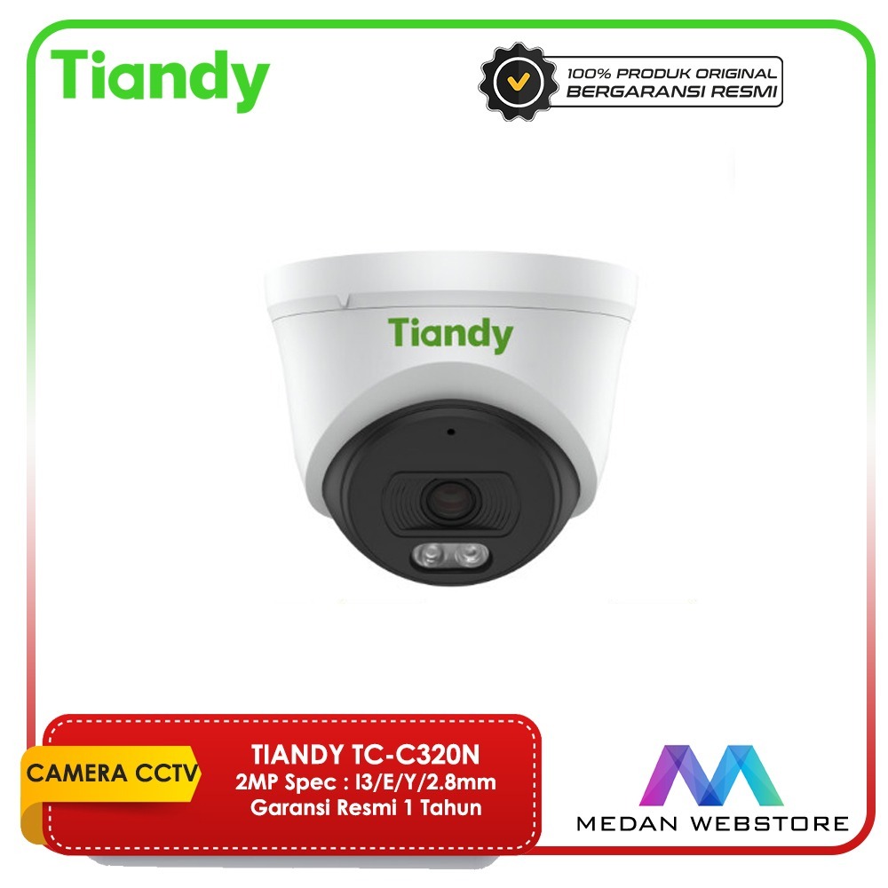 Jual CCTV Tiandy TC C320N 2 8mm 2MP Audio Series Indoor IP CAMERA