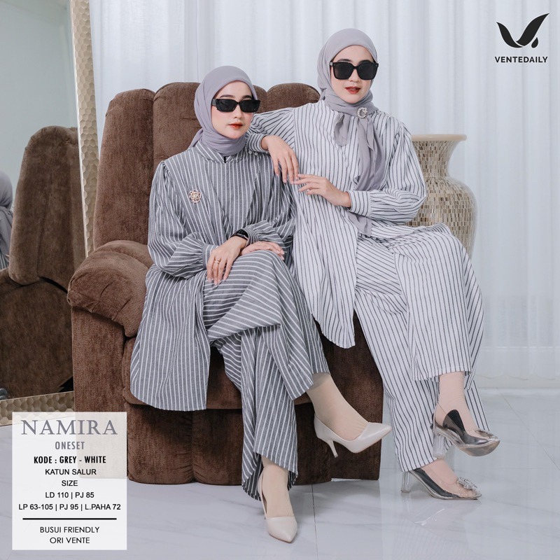 Jual Vican Vente Daily Namira Afrina Outer Set 3 In 1 Oneset