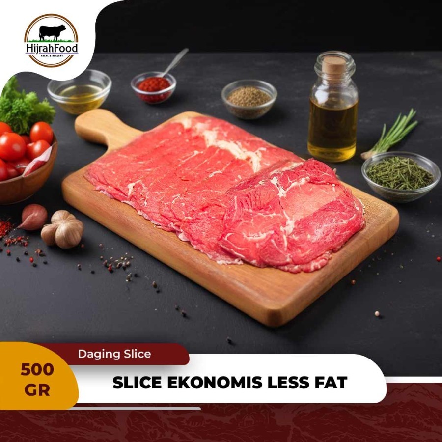 Jual Hijrahfood Daging Slice Sukiyaki Ekonomis Shabu Yakiniku