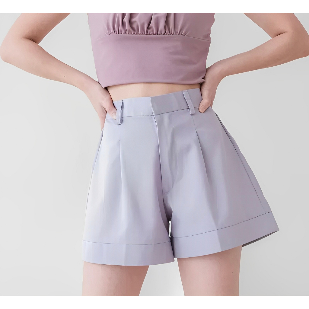 Jual Amanda Short Pants Hot Pants Katun Wanita Kekinian Korean Style