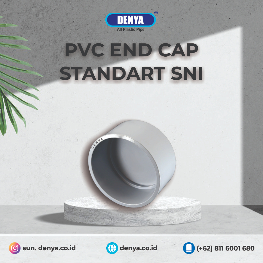 Jual Denya Pvc Fitting End Cap Dop Sambungan Pipa Standard Sni Scj