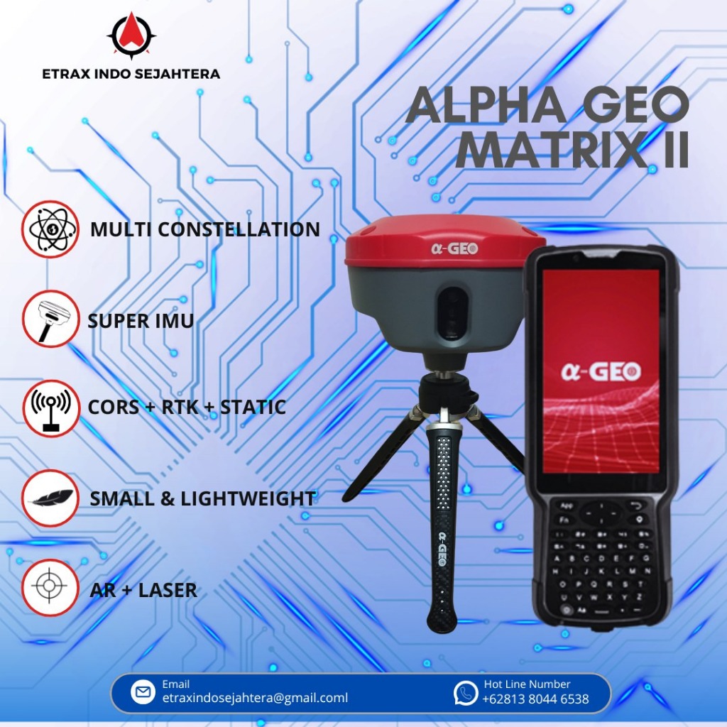 Jual Gps Geodetik Rtk Alpha Geo Matrix Ii Camera Ar Laser Super Imu