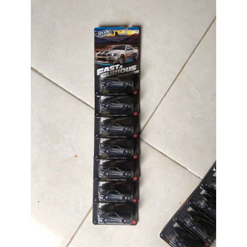 Jual Hot Wheels Fast Furious R34 Shopee Indonesia