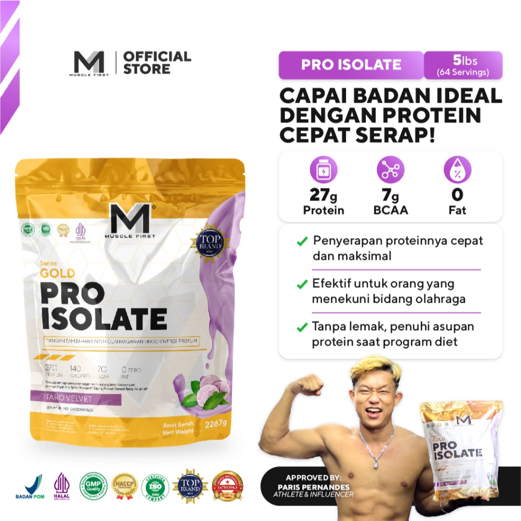 Jual Muscle First Pro Isolate Lbs Gr Whey Protein Suplemen