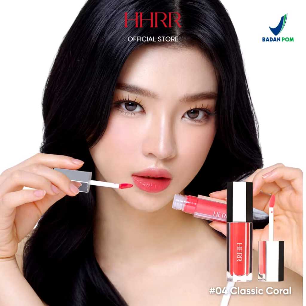 Jual HHRR HERR Paket Lip Tint Classic Red Nude Pink Coral Autumn Rose