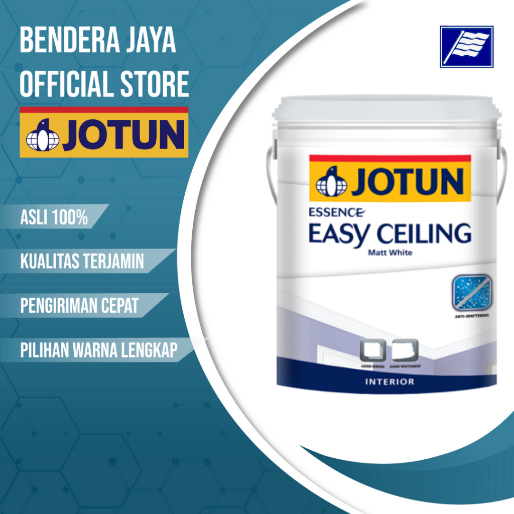 Jual Jotun Essence Easy Ceiling Putih Cat Plafon 3 5 Liter Shopee