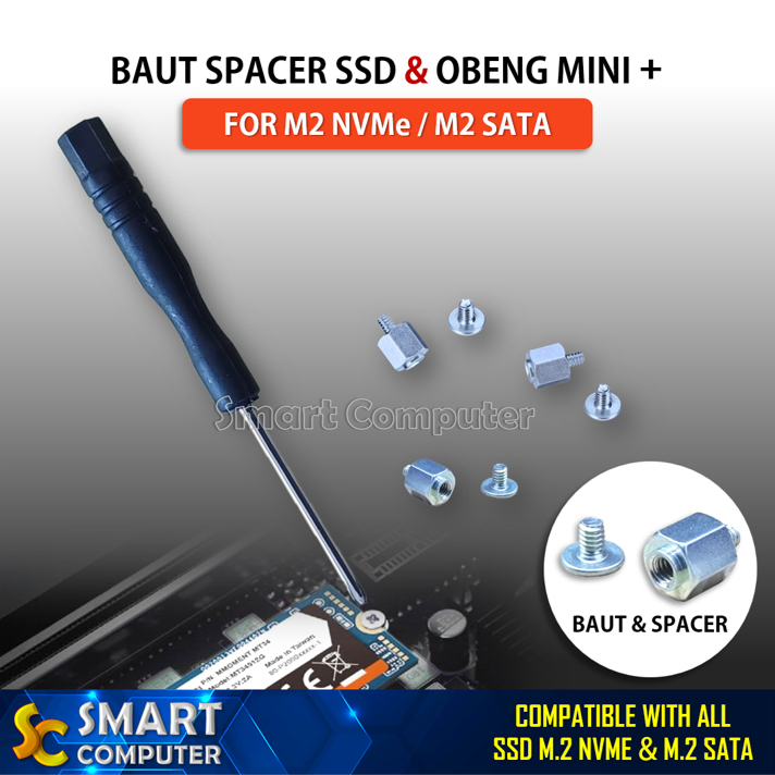 Jual Baut Spacer Obeng Mni Ssd M Nvme M Sata Ngff Skrup Mur M