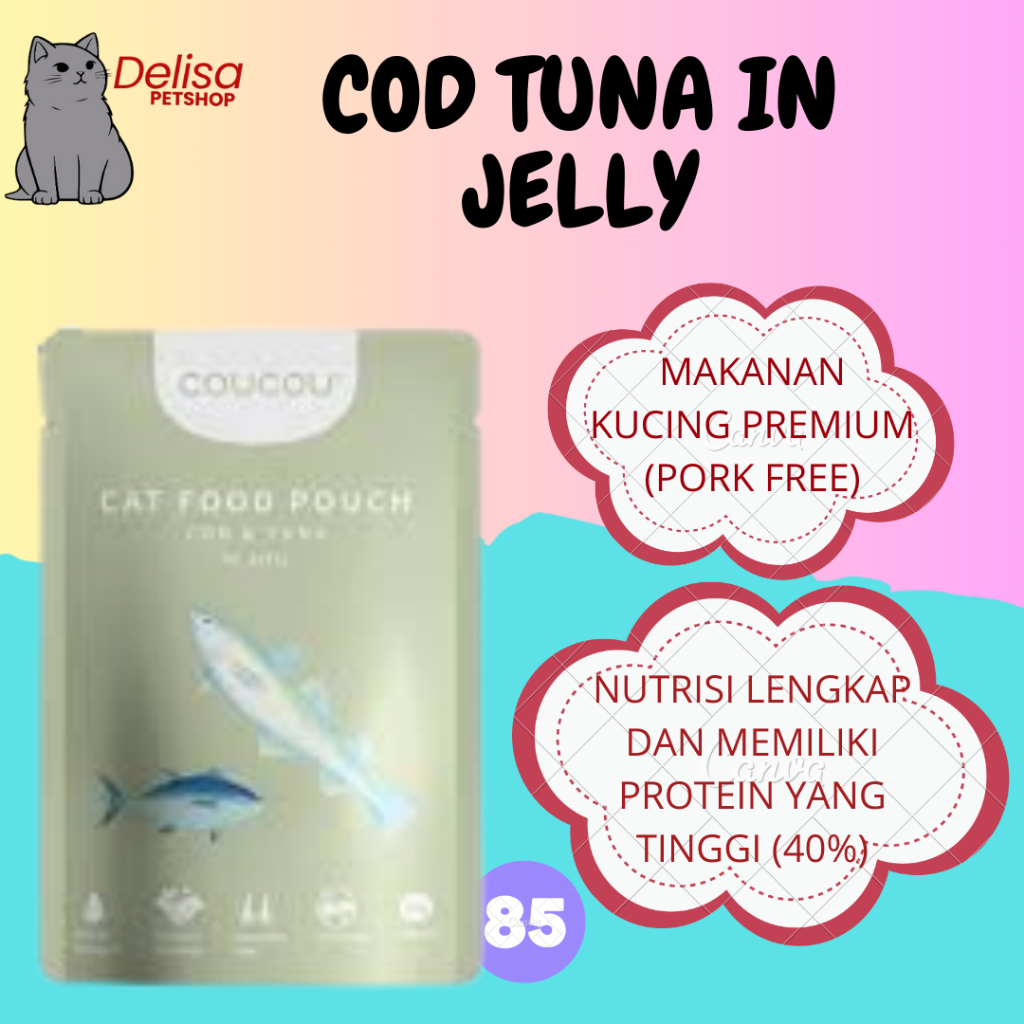 Jual Coucou Wet Cat Food Pouch Gr Makanan Basah Kucing Premium