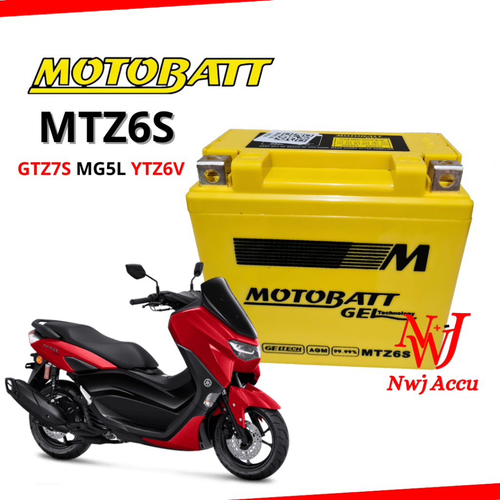 Jual AKI KERING MOTOR NMAX AEROX 155 LEXI MTZ6S MOTOBATT YTZ6V GTZ7S