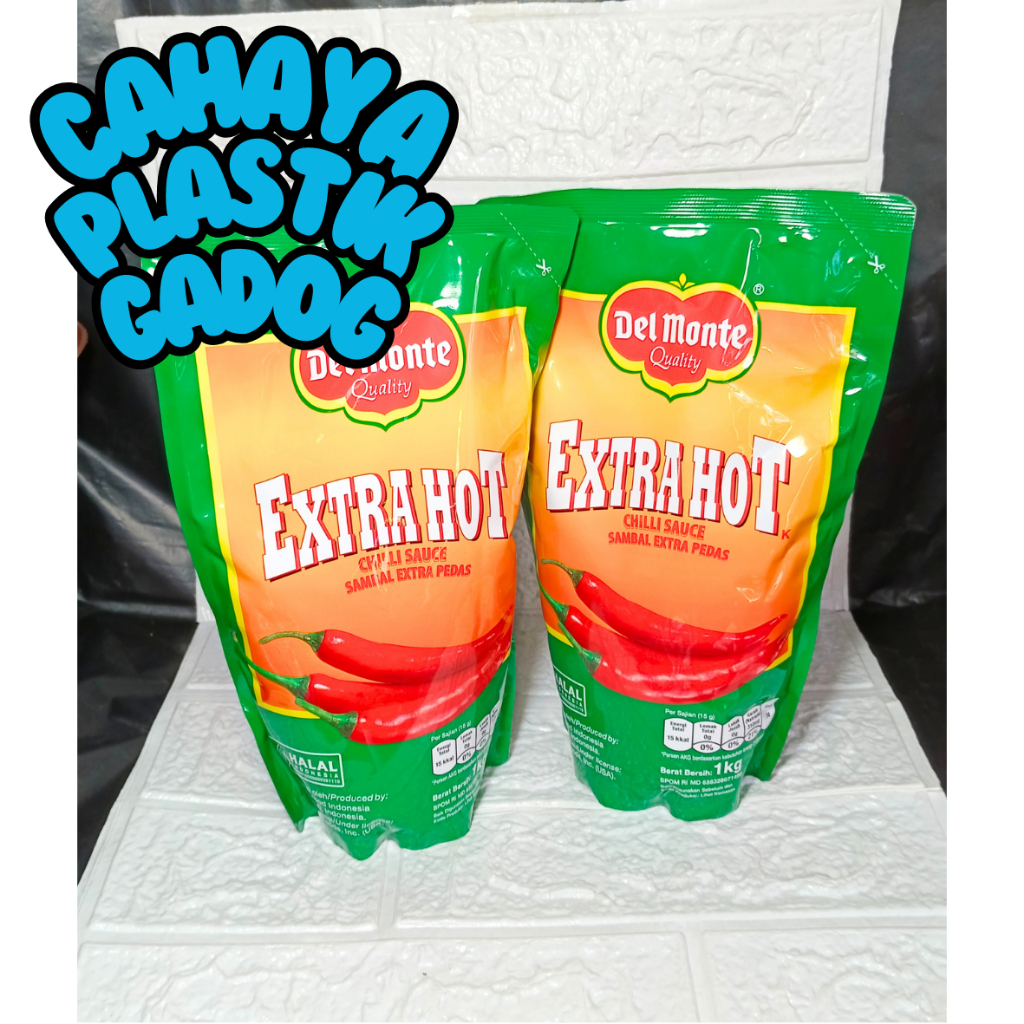 Jual Del Monte Extra Hot Chili Sauce Sambal Pedas 1kg Shopee Indonesia
