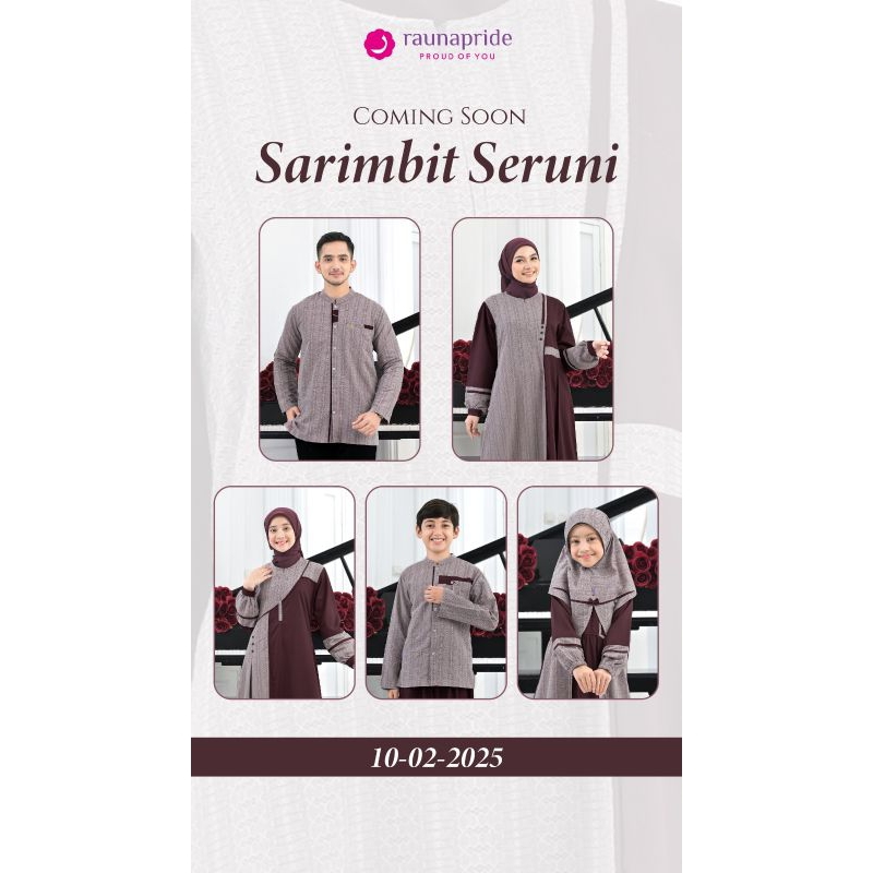 Jual SARIMBIT RAUNA TERBARU 2025 SARIMBIT RAUNA SERUNI TAWNY Shopee