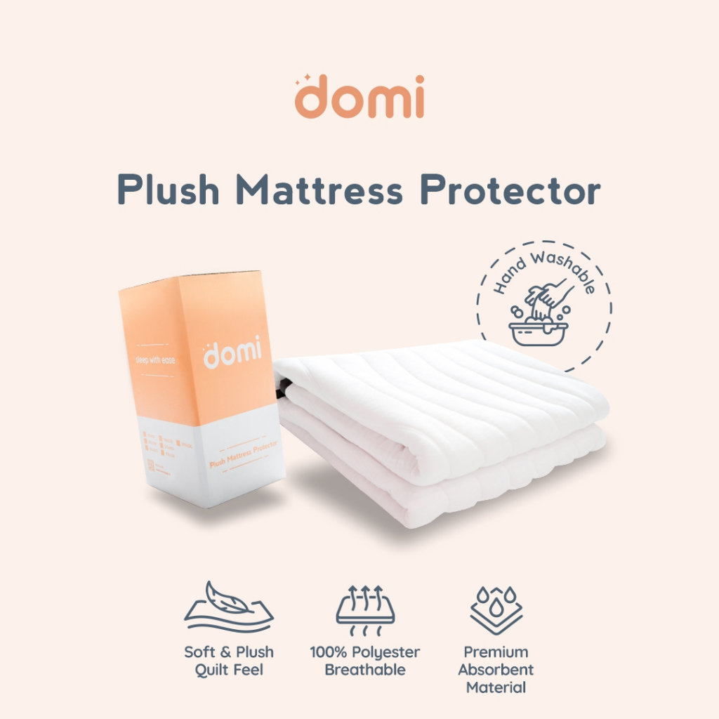 Jual Domi Plush Mattress Protector Pelindung Kasur Premium Shopee