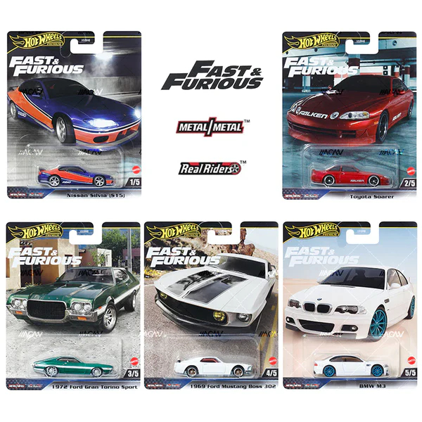Jual Hot Wheels Fast Furious Premium Series Complete Set Shopee