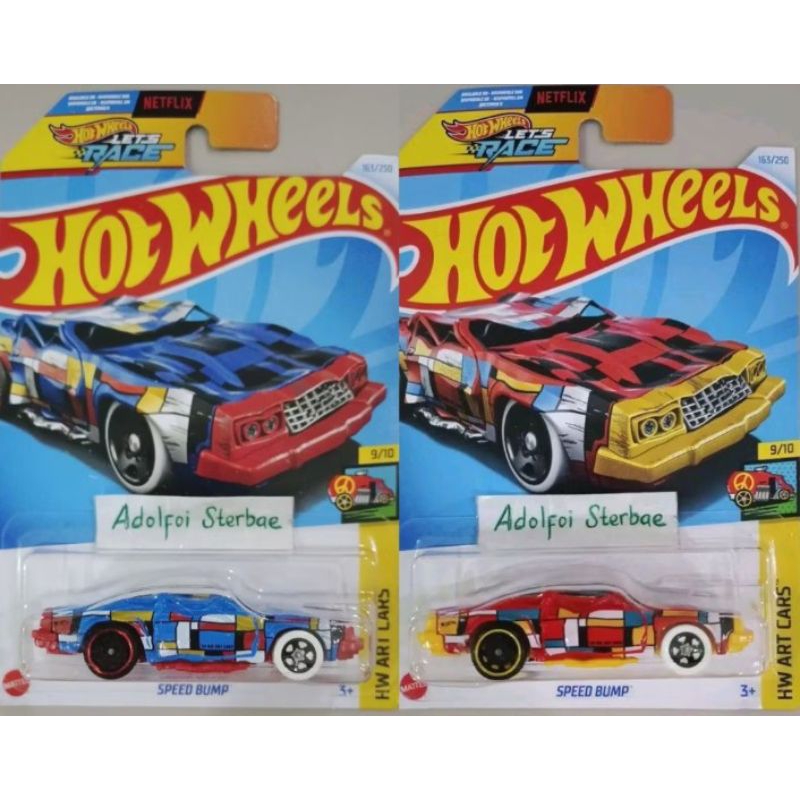Jual Hotwheels Hot Wheels Speed Bump Huruf Abjad T Hw Art Cars Let S Lets Race Netflix Shopee