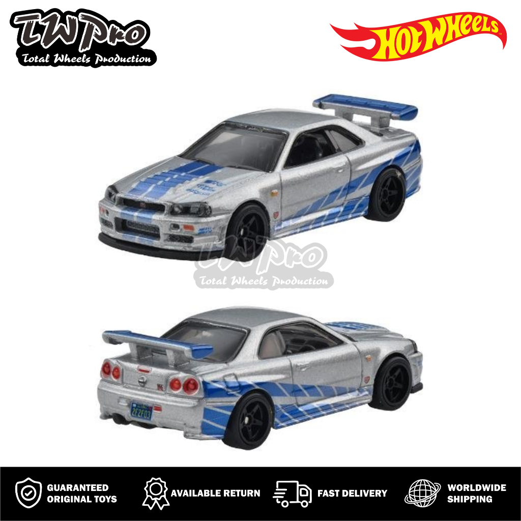 Jual Hot Wheels Fast Furious Premium Nissan Skyline GT R BNR Loose R Premium Scale