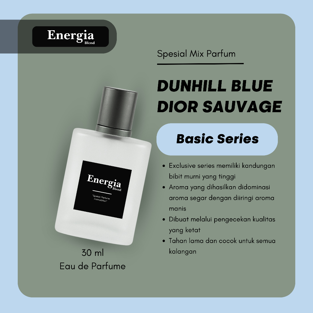 Jual Energia Mix Parfum Dunhill X Dior Basic Series Parfum Pria