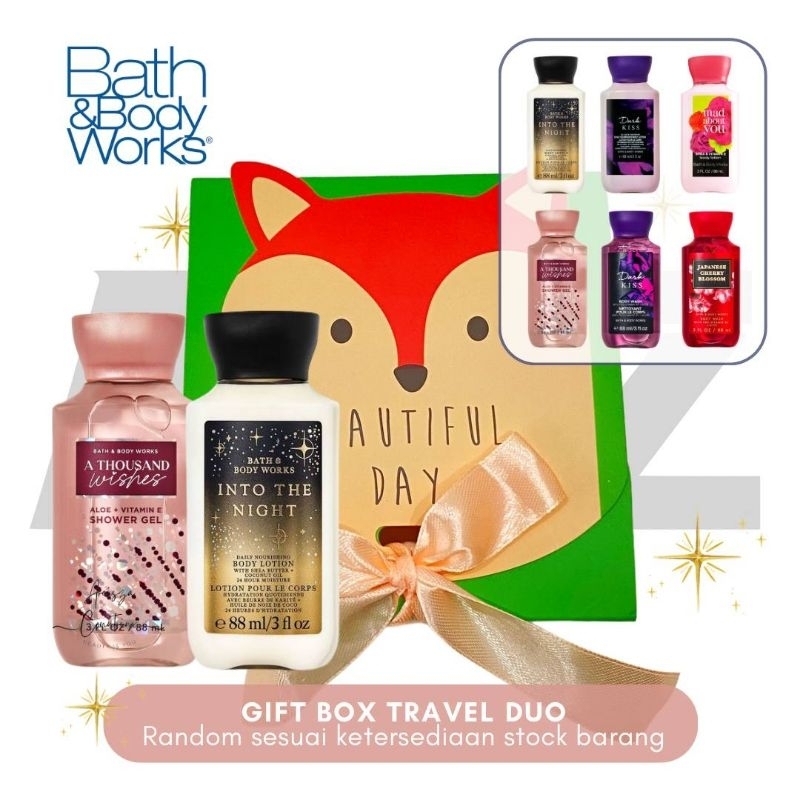Jual Bath And Body Works BBW Giftset Duo Travel Size Shopee Indonesia