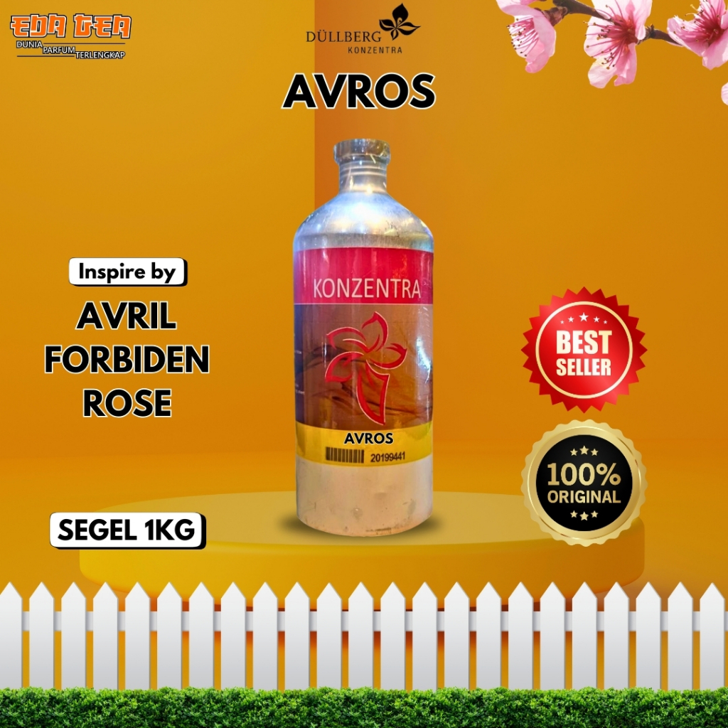 Jual Bibit Parfum Murni Avros Avril Forbidden Rose Konzentra Kg