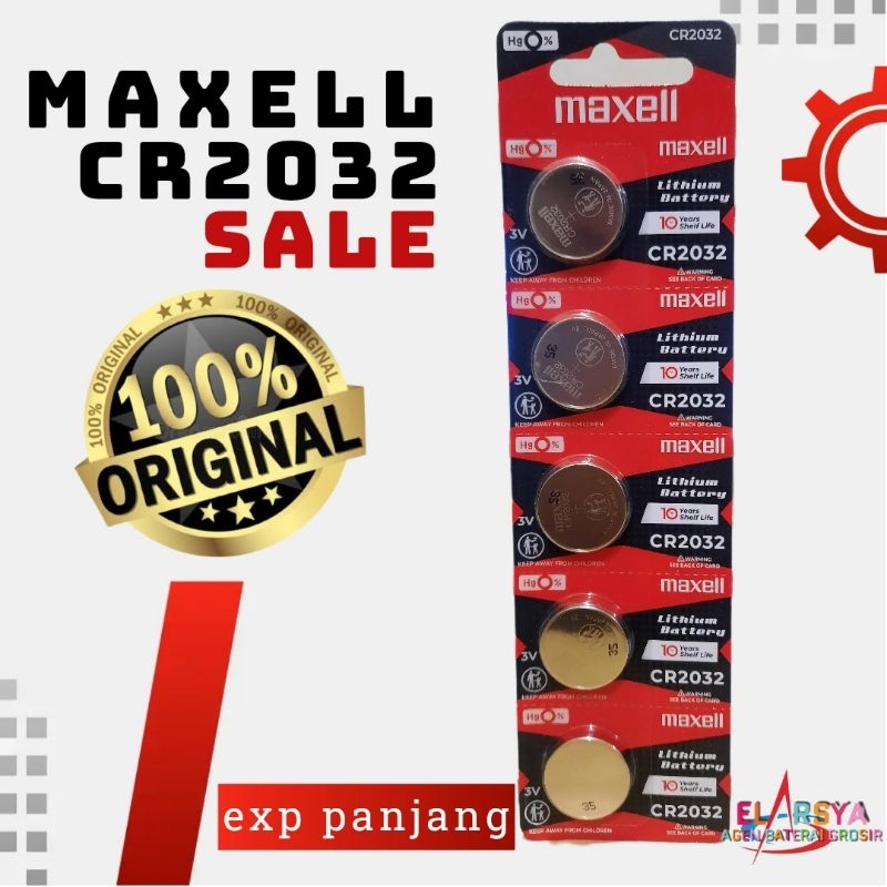 Jual Baterai Cr Maxell Original Lithium Battery Volt Batrai Cr