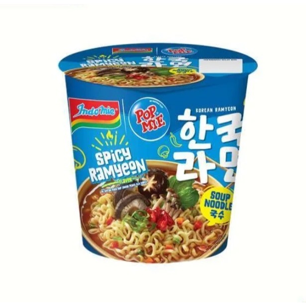 Jual Indomie Pop Mie Korean Ramyeon Series Cup Spicy Ramyeon Soup