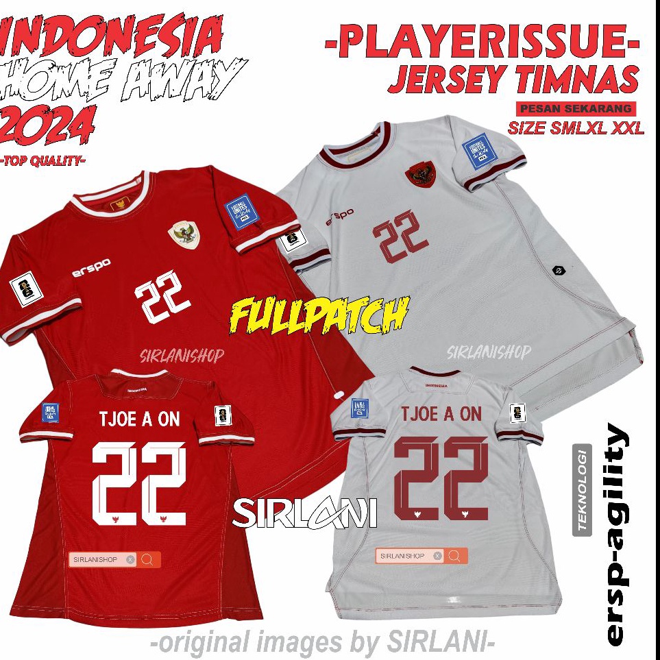 Jual Pusat Termurah Player Issue Jersey Timnas Indonesia Erspo Jersey