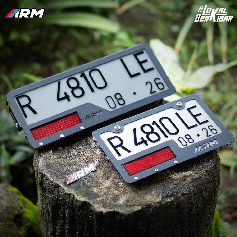 Jual ARM BINGKAI FRAME PLAT NOMOR RUNNING TEXT Shopee Indonesia