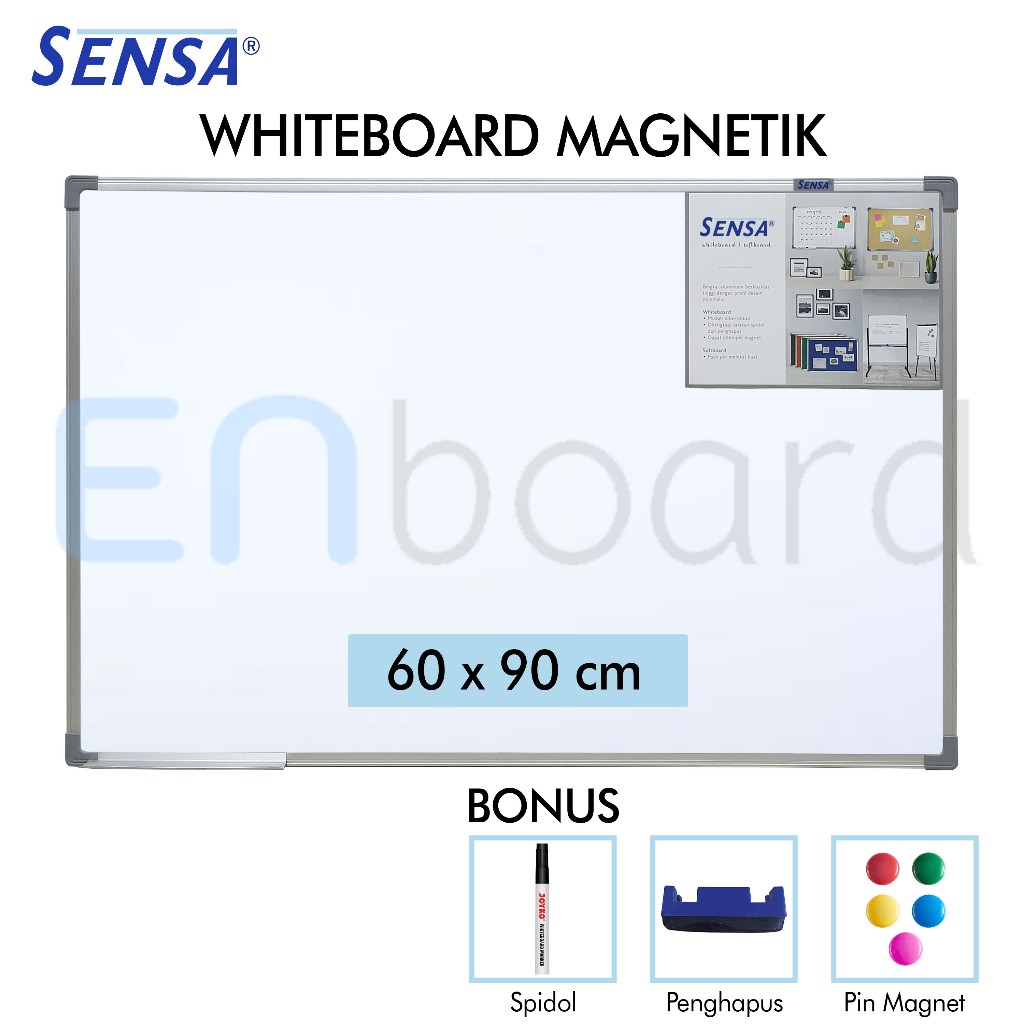 Jual Papan Tulis Whiteboard White Board Gantung Magnet Single Face