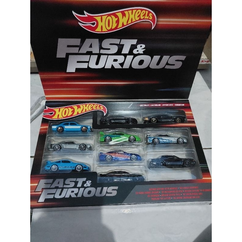 Jual Hot Wheels Fast Furious Set 10 Pack Shopee Indonesia