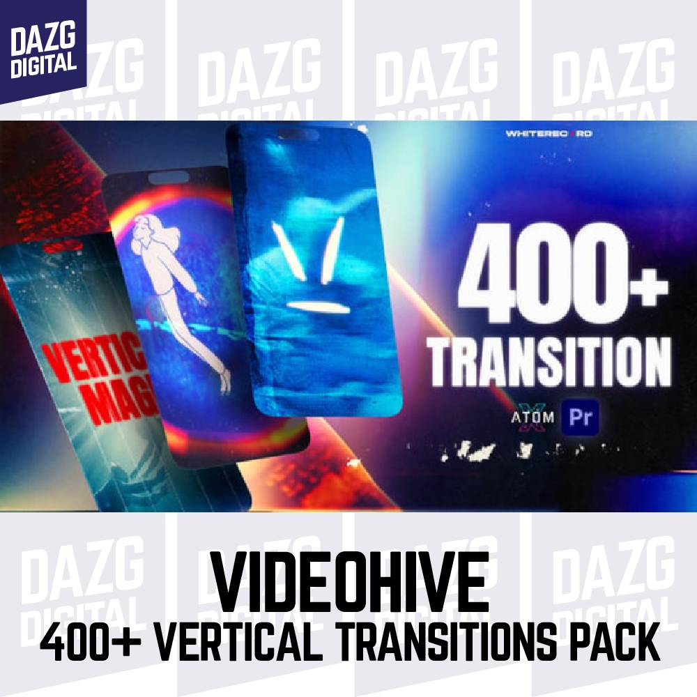 Jual Videohive 400 Vertical Transitions Pack For Social Media 55524492