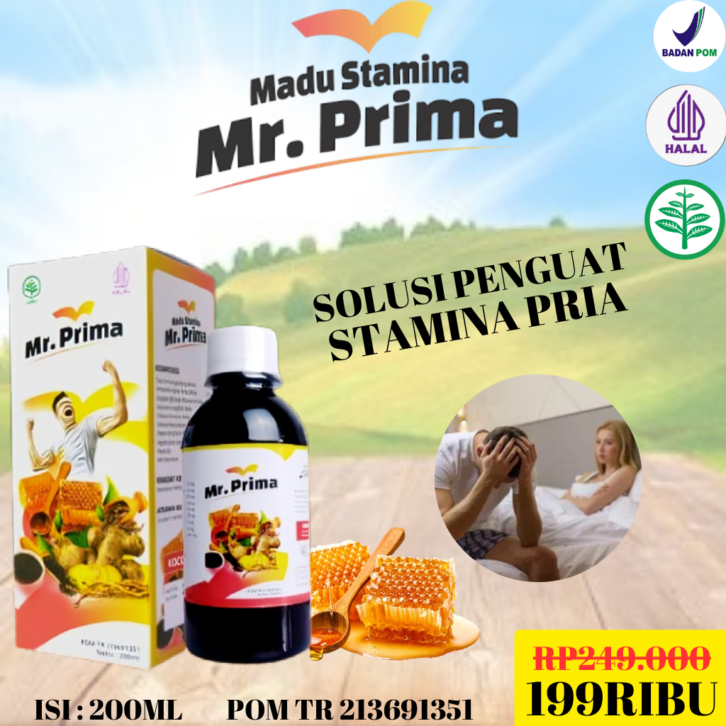 Jual Mr Prima Madu Kuat Pria Meningkatkan Stamina Vitalitas Pria Tahan