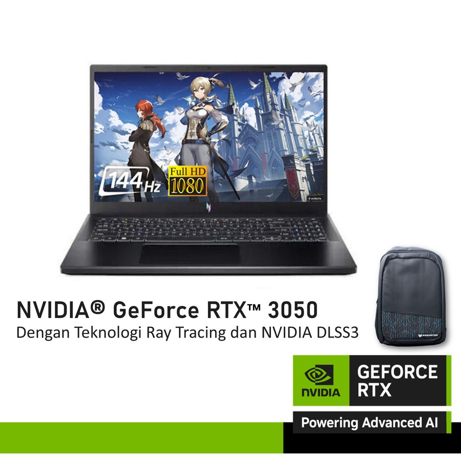 Jual Acer Nitro V 15 GeForce RTX 3050 Ryzen 5 6600H 16GB 512GB 165Hz