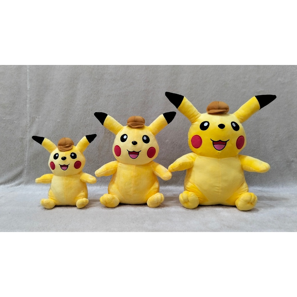 Jual Boneka Pikachu Detektif Pokemon Ukuran Jumbo Hadiah Lucu Unik