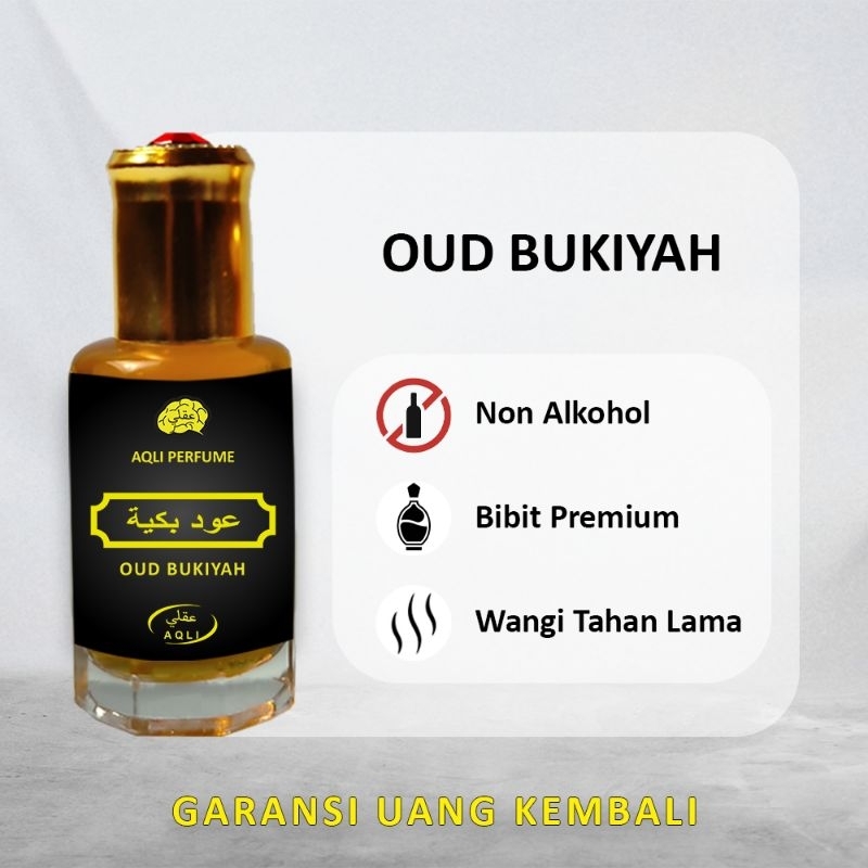 Jual Aqli Perfume Oud Bukiyah Parfum Arobian Tola Permata Roll On